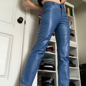 Blue Rampage Leather Pants